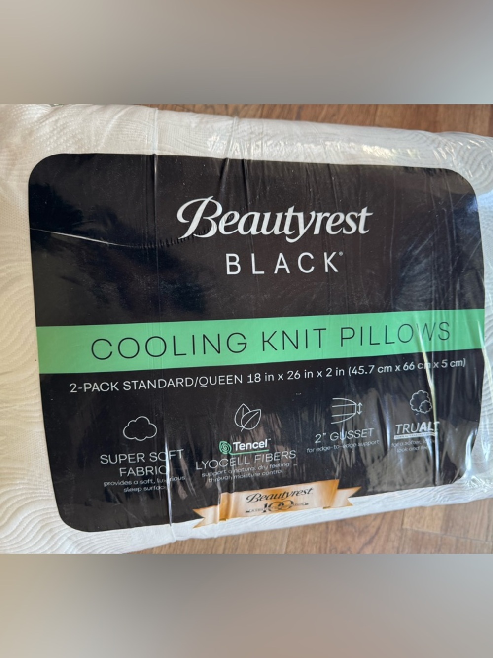🎉LAST CHANCE🎉BEAUTYREST BLACK
2pk Luxurious Down‎ Alternative Pillows - Picture 10 of 11